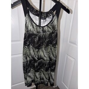 Cable and Gauge top xl Sleeveless Crochet Straps Tropical Resort Coastal Chic